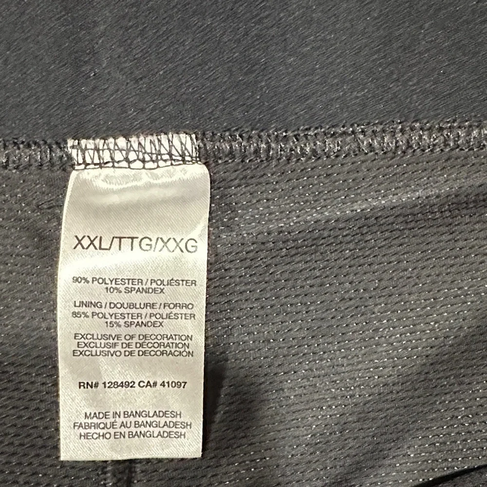 *GREG NORMAN* Plus Black Skort w/ Side Pockets x Silver Accent Size XXL